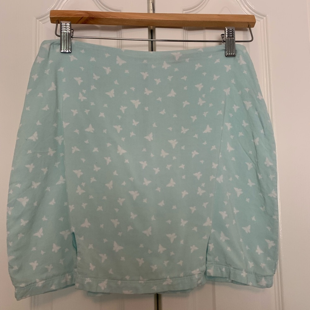 Kendall & Kylie blue mini skirt